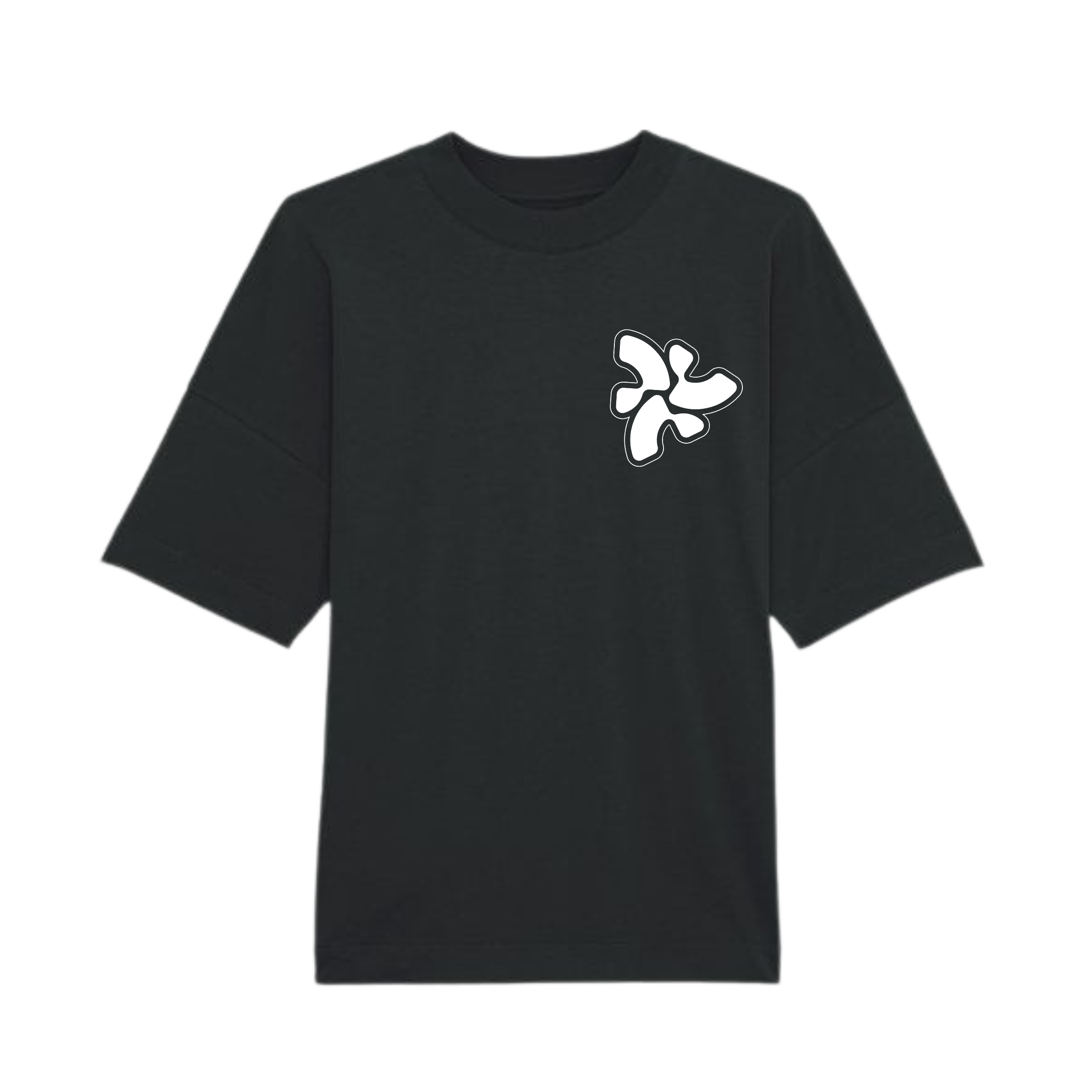 Front chest print free party tee Culture Collective