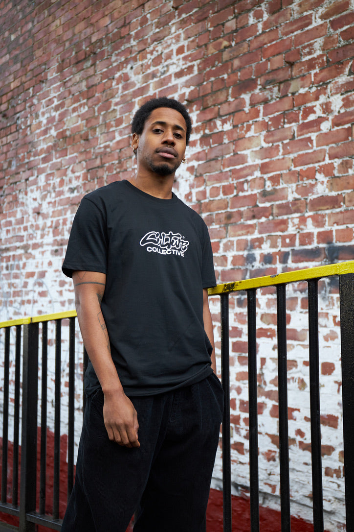 CULTURE COLLECTIVE OG MONO TEE BLACK