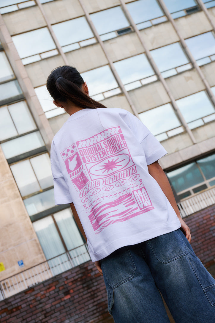 SOUNDSYSTEM TEE PINK