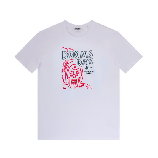 MF DOOMSDAY TEE WHITE