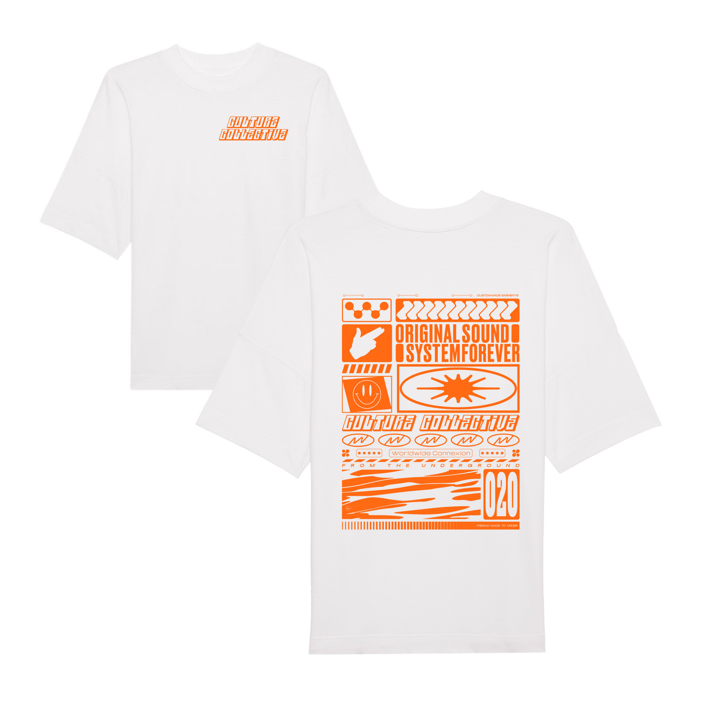 SOUNDSYSTEM TEE ORANGE