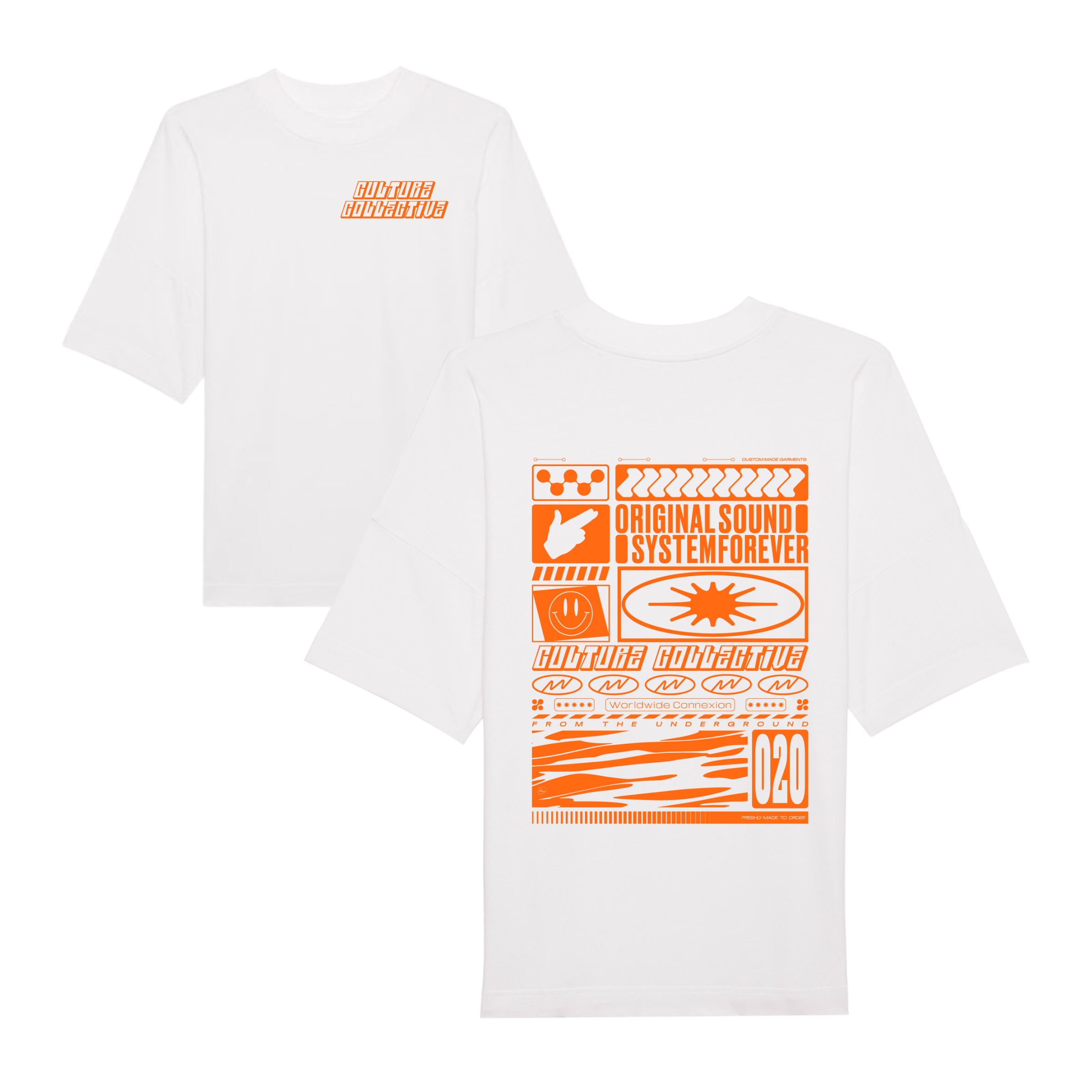 SOUNDSYSTEM TEE ORANGE