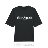 BIG ANG BLUE ANGELS TEE BLACK