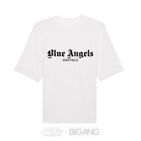 BIG ANG BLUE ANGELS TEE WHITE