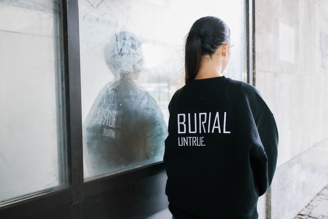 BURIAL UNTRUE SWEATSHIRT BLACK