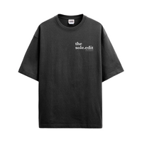 THE SOLE.EDIT LOGO TEE BLACK
