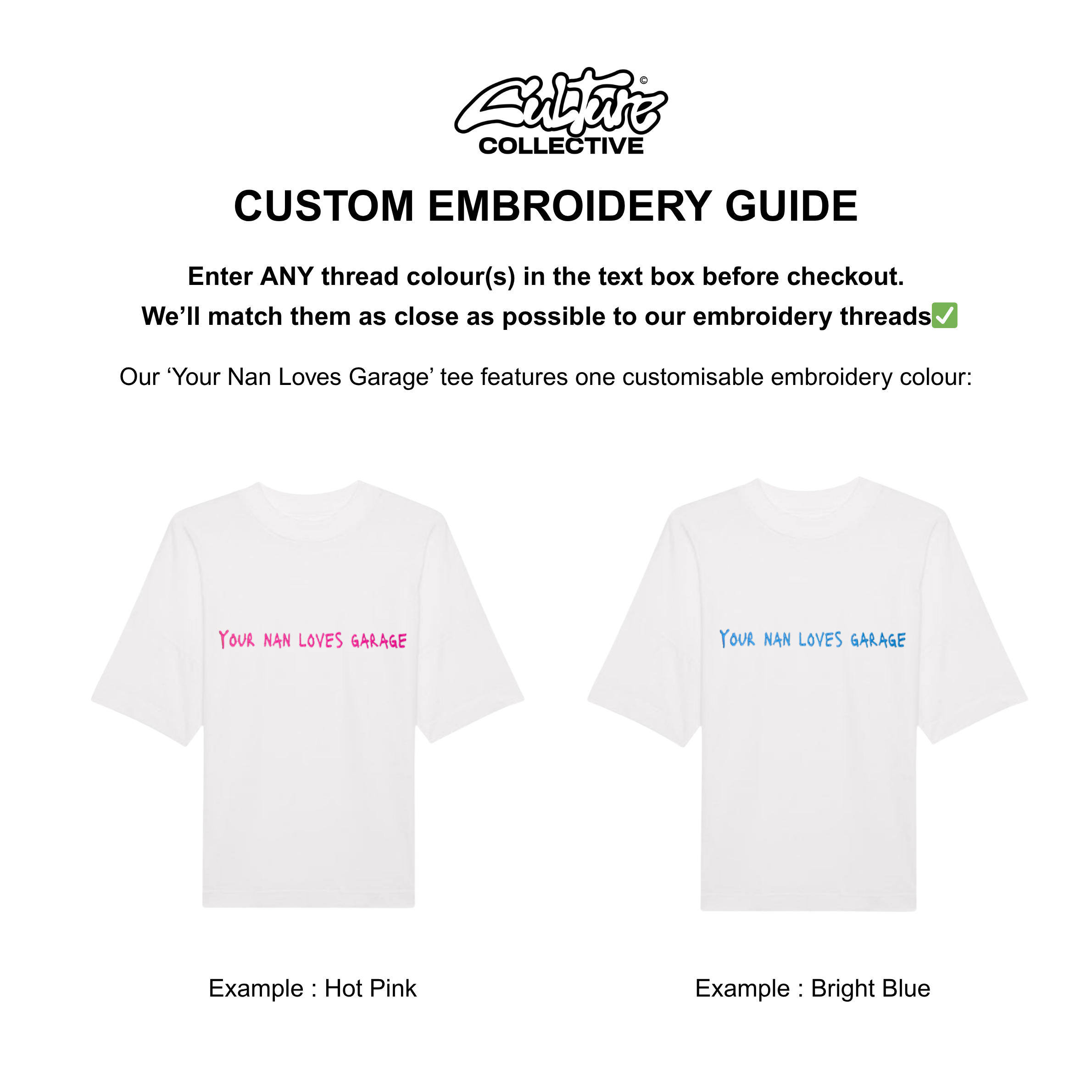 2-step garage white tee