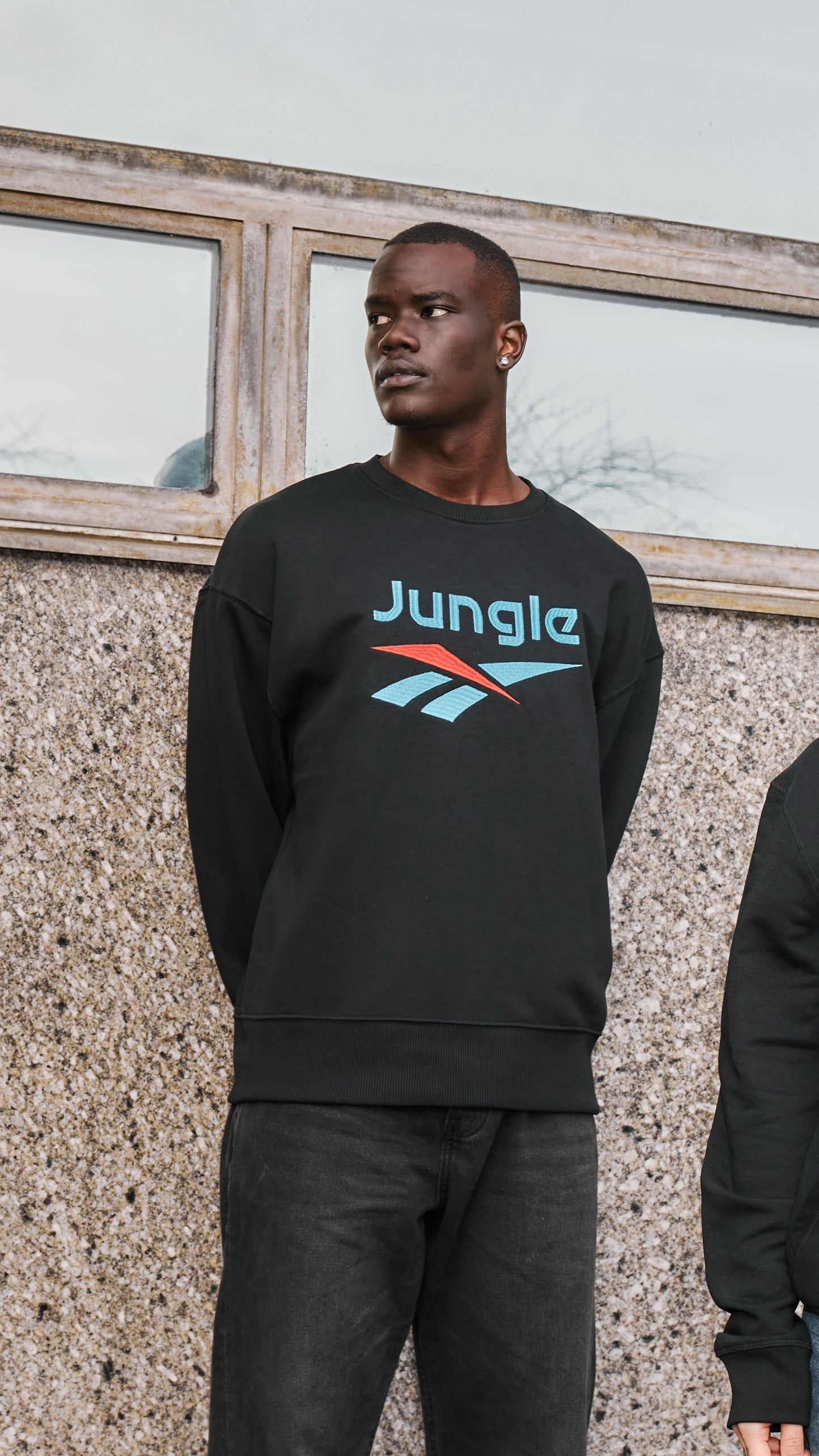 JUNGLE SPORTS SWEATSHIRT BLACK