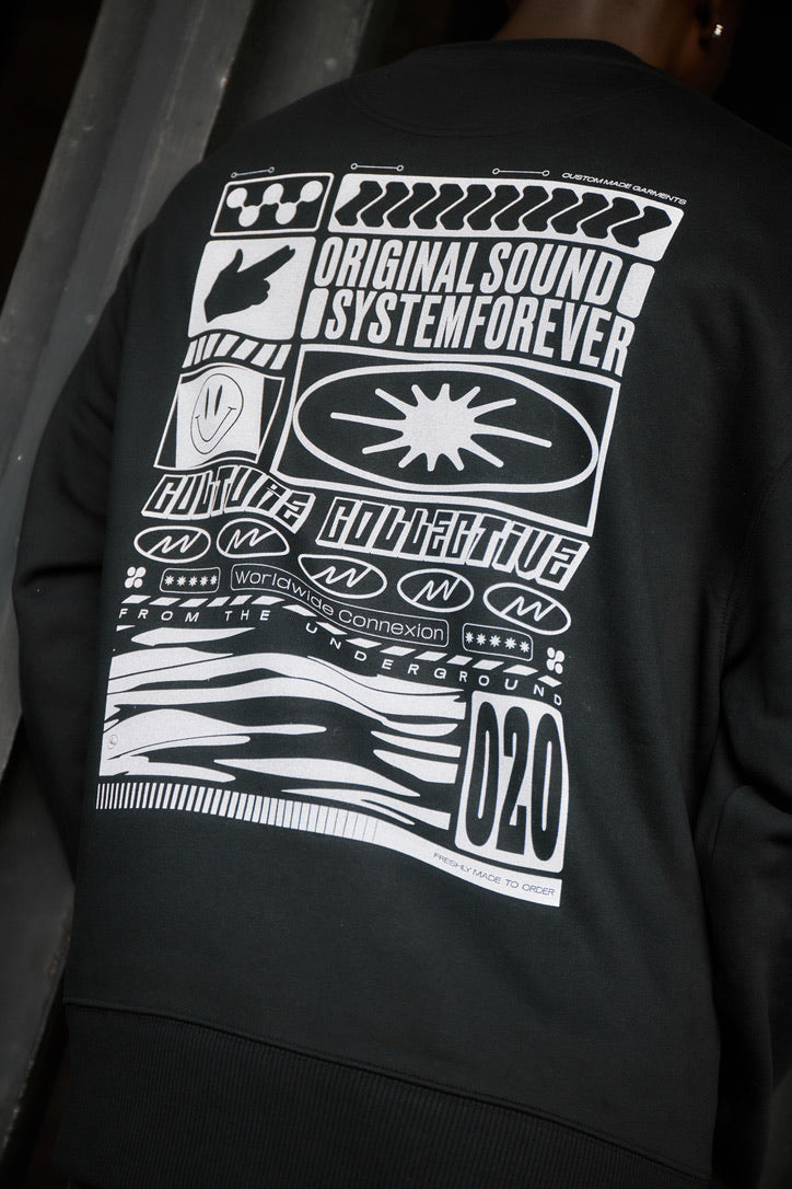 SOUND SYSTEM SWEATSHIRT BLACK