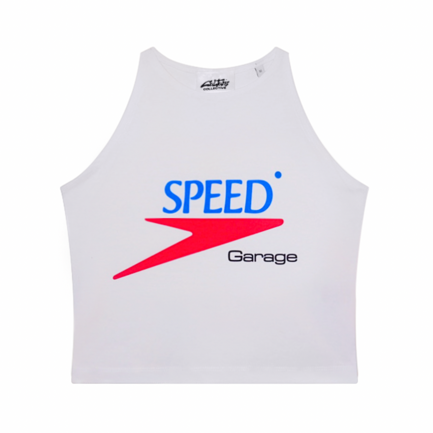 SPEED GARAGE CROP TOP WHITE