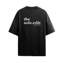 THE SOLE.EDIT LOGO TEE BLACK
