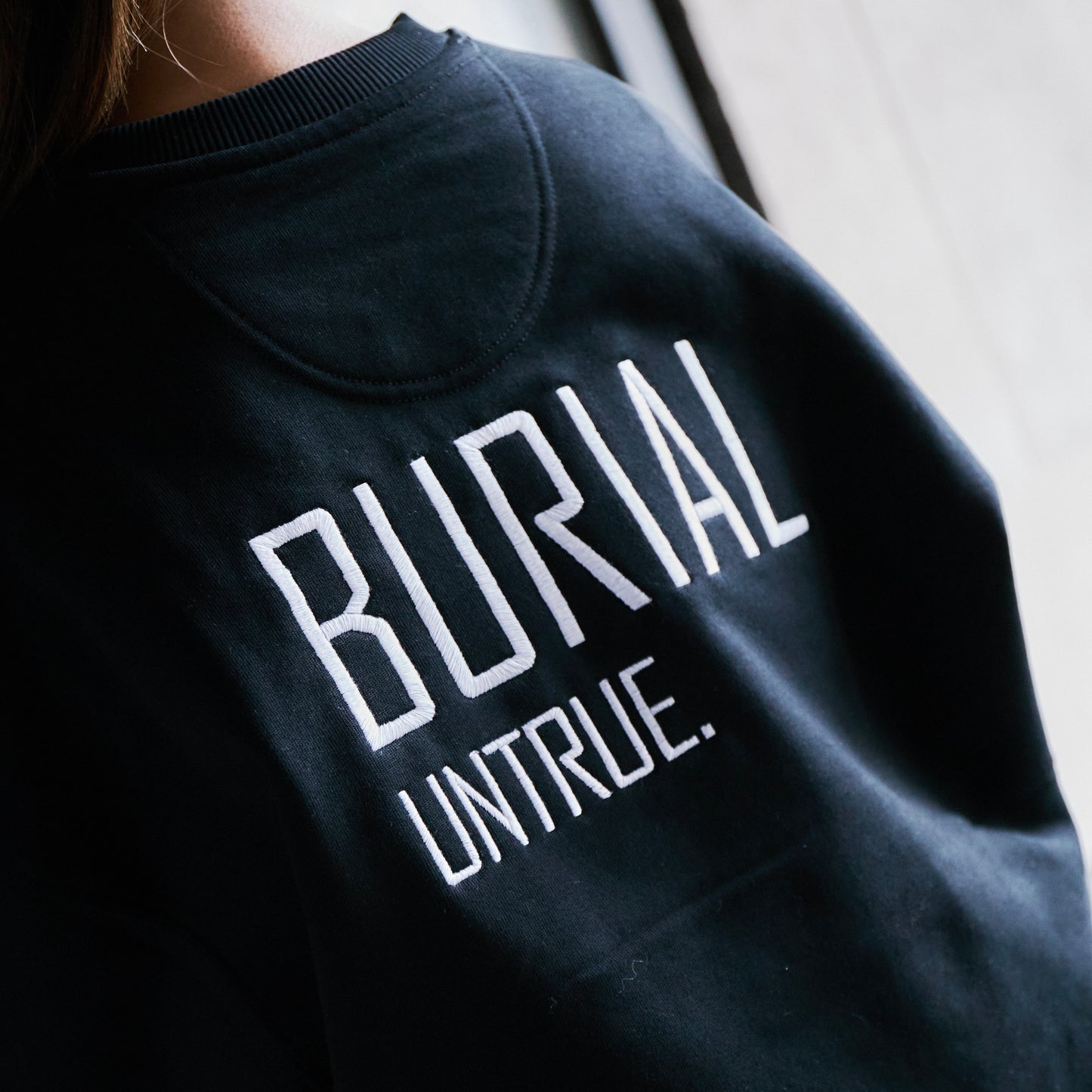 BURIAL UNTRUE SWEATSHIRT BLACK