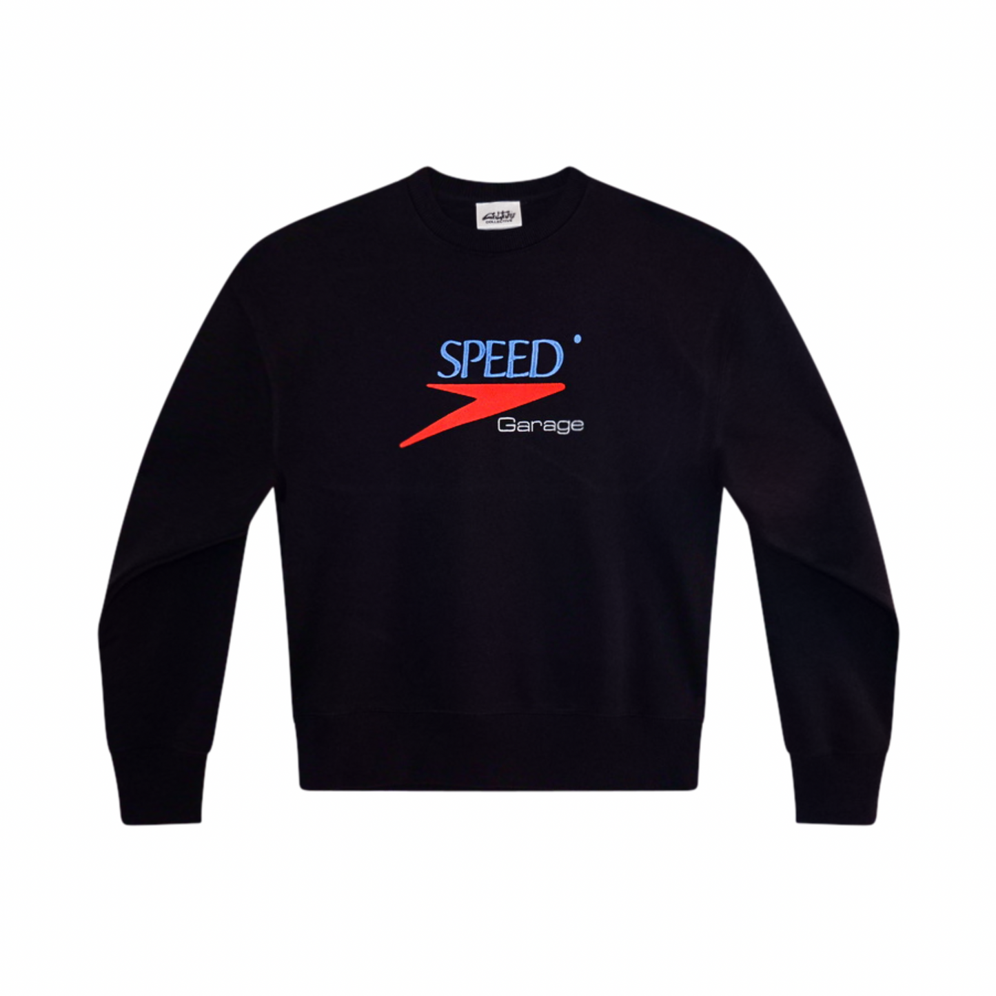 SPEED GARAGE EMBROIDERED SWEATSHIRT BLACK