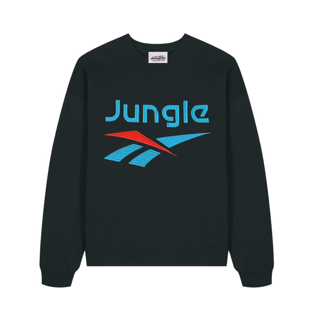 JUNGLE SPORTS SWEATSHIRT BLACK