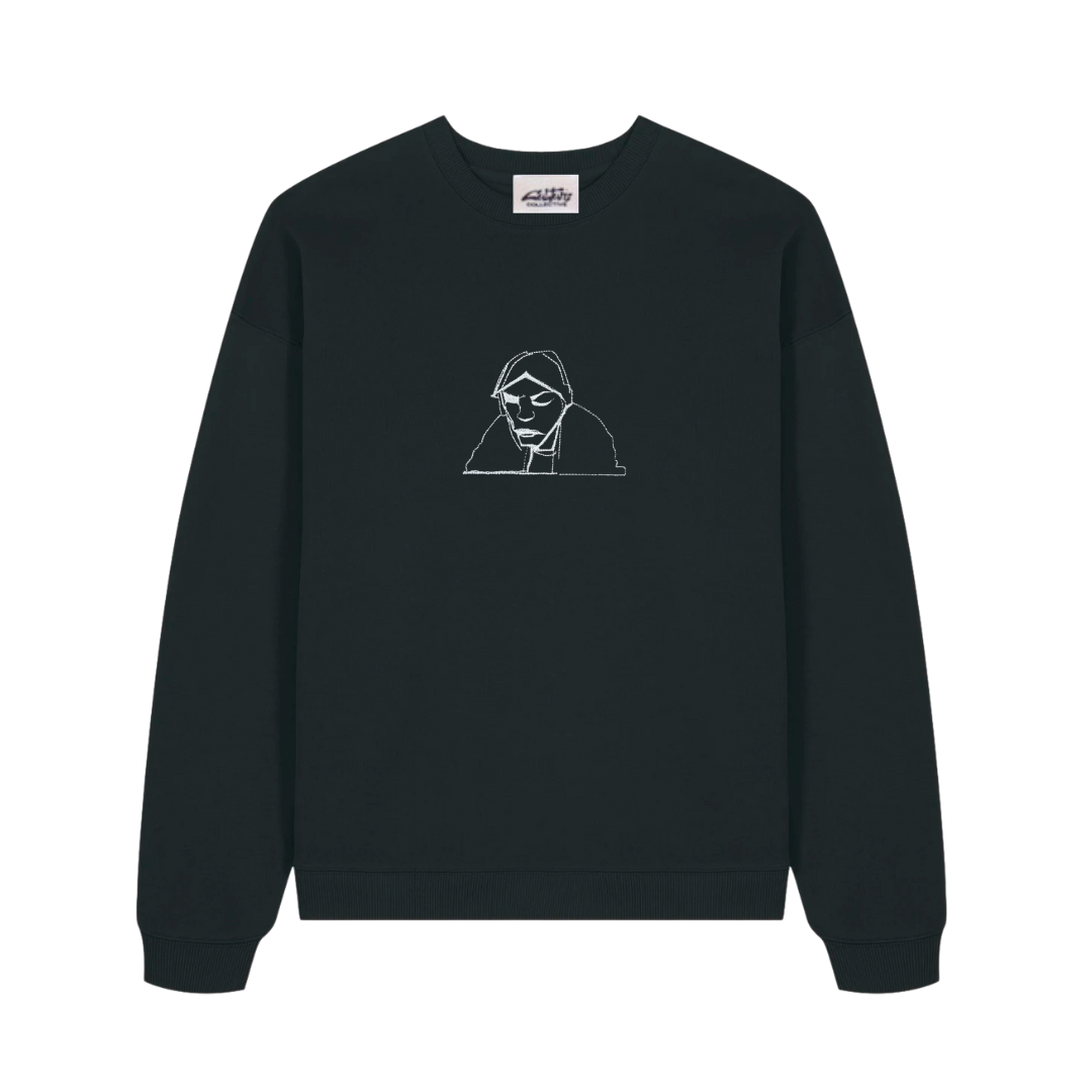 BURIAL UNTRUE SWEATSHIRT BLACK