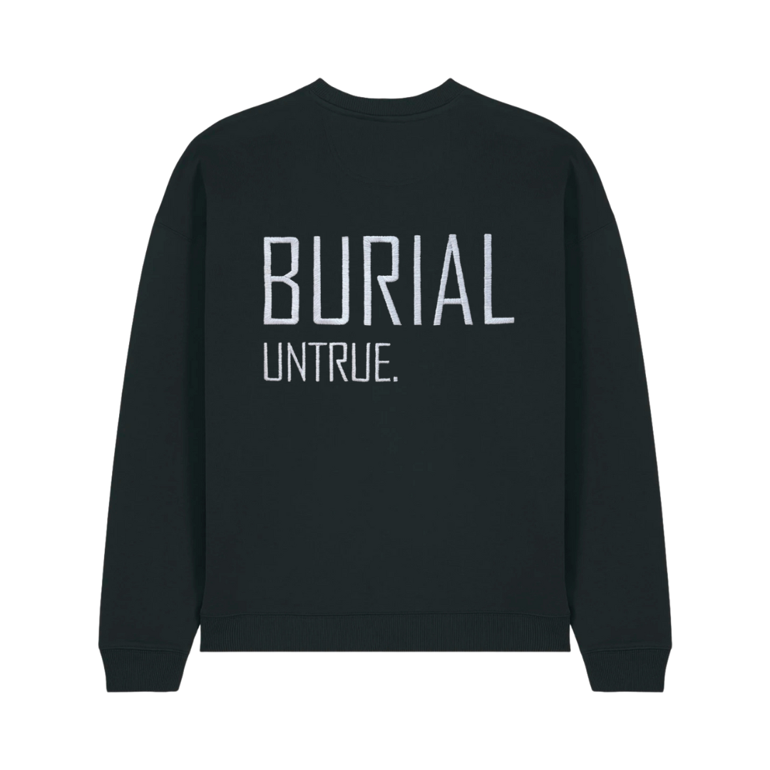 BURIAL UNTRUE SWEATSHIRT BLACK