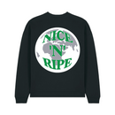 'NICE 'N' RIPE' SWEATSHIRT BLACK