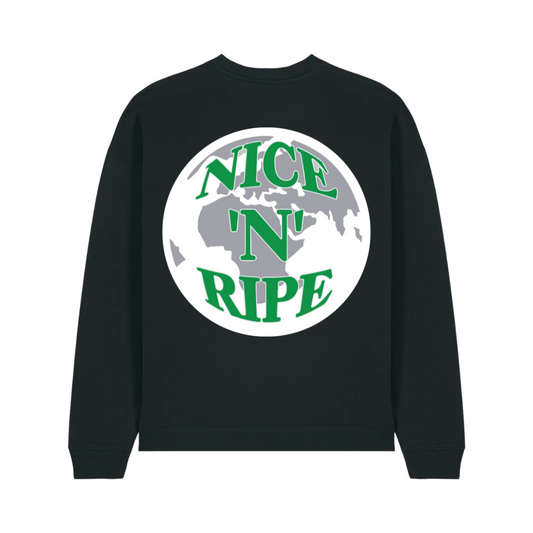 'NICE 'N' RIPE' SWEATSHIRT BLACK