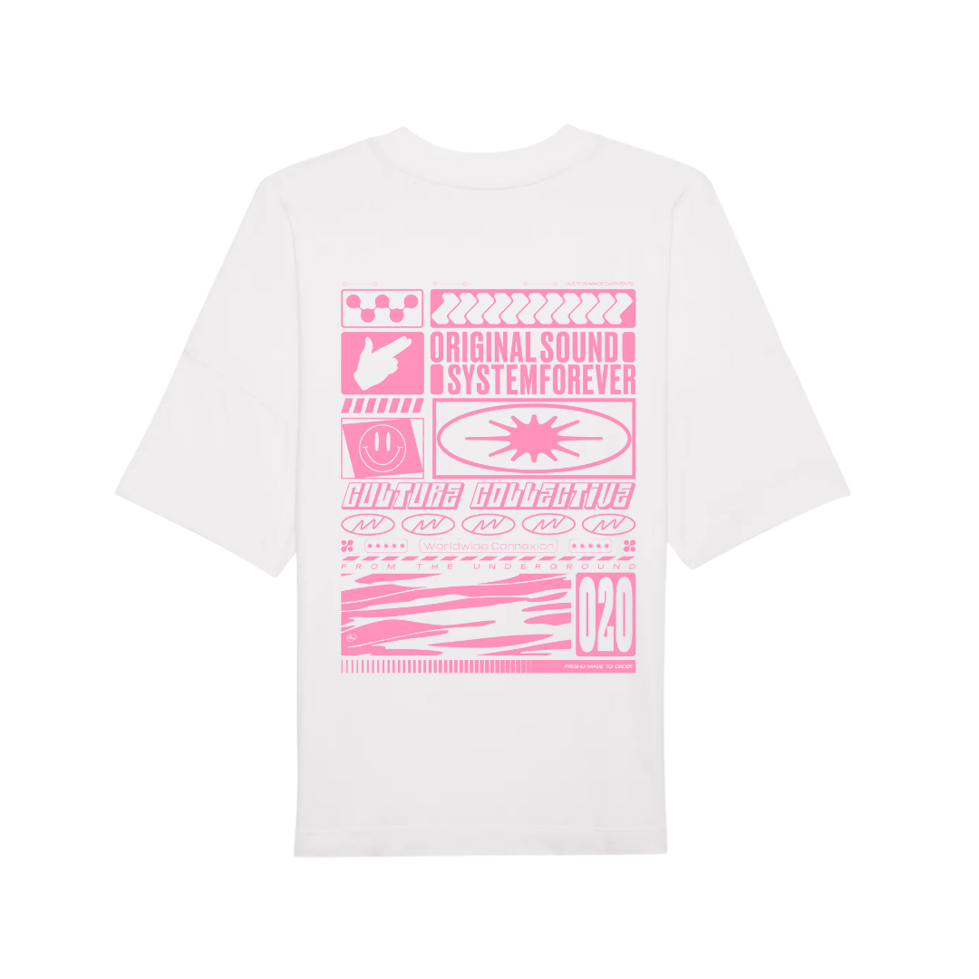 SOUNDSYSTEM TEE PINK