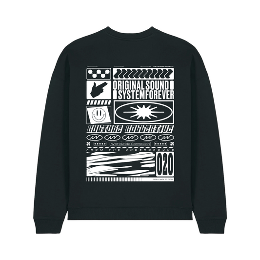 SOUND SYSTEM SWEATSHIRT BLACK