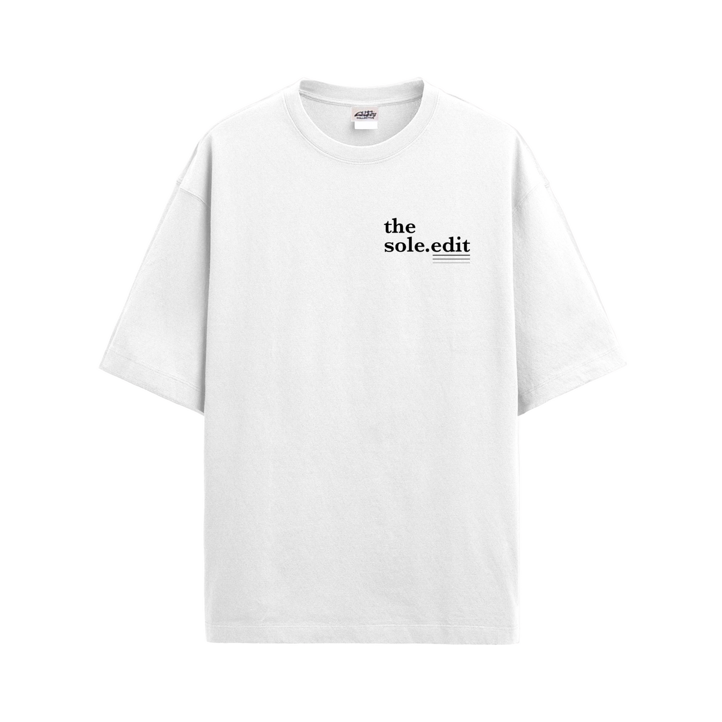 THE SOLE.EDIT LOGO TEE WHITE