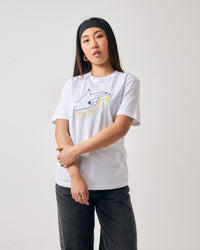 DRIPPY GUN FINGER TEE WHITE