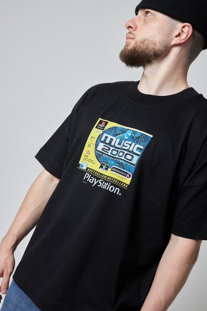 MUSIC 2000 TEE BLACK