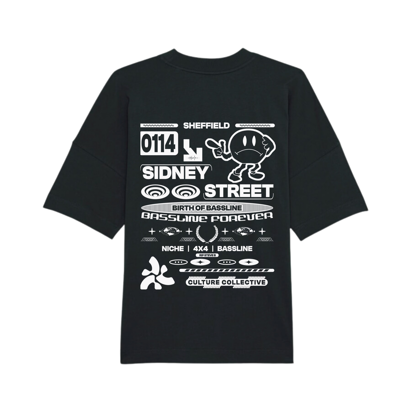 SHEFFIELD BASSLINE TEE BLACK