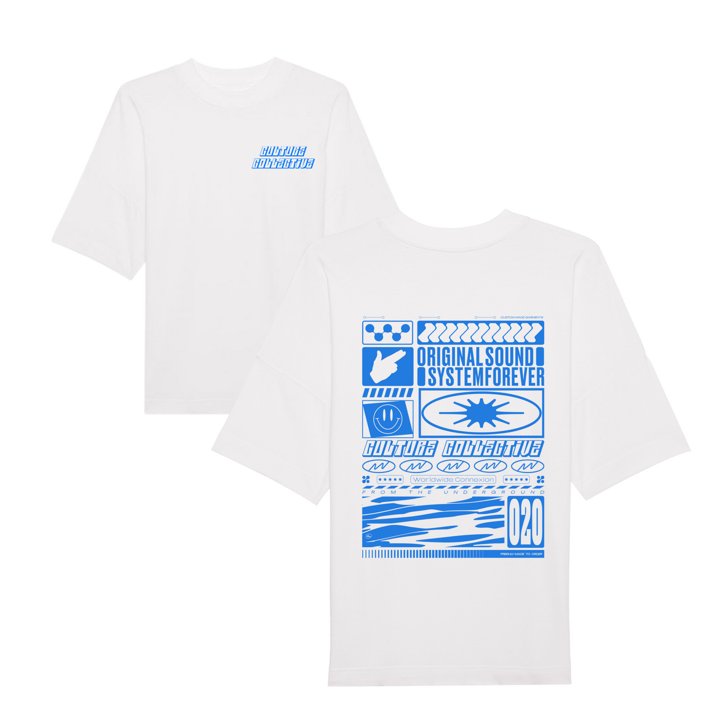 SOUNDSYSTEM TEE BLUE