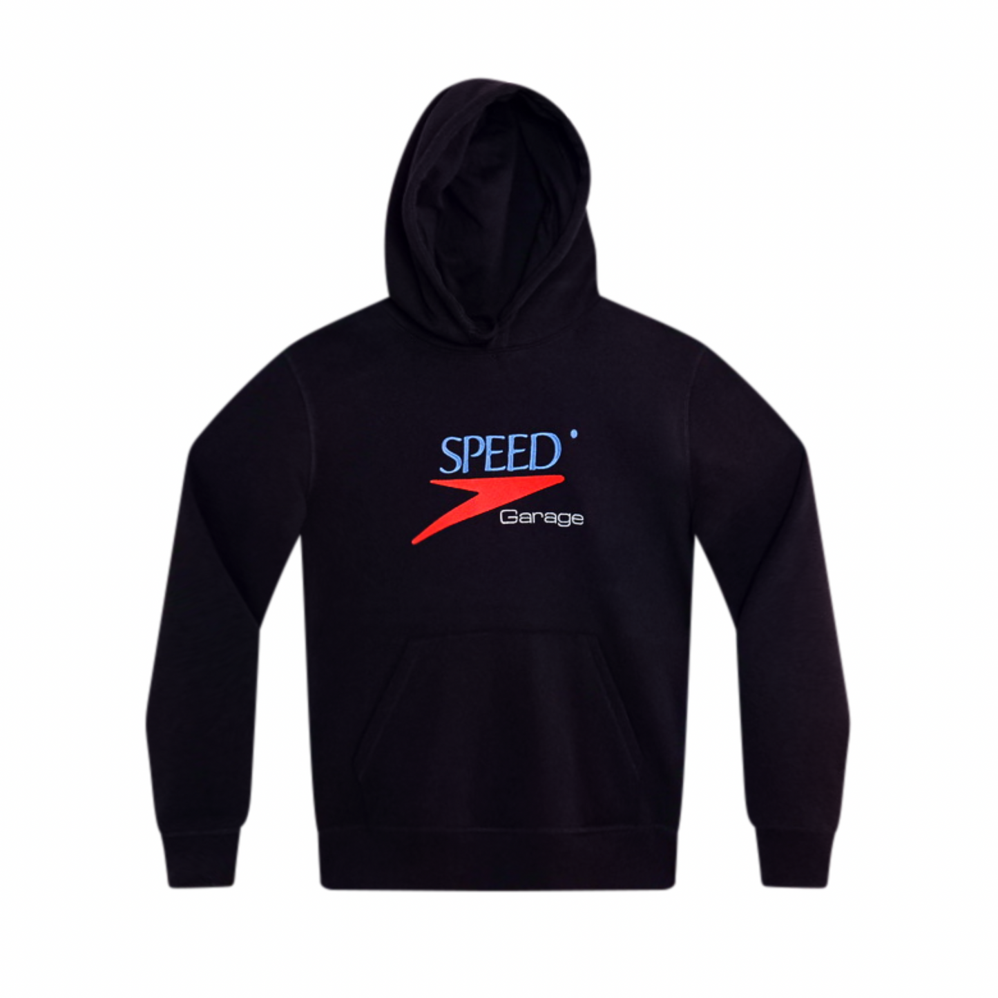 SPEED GARAGE EMBROIDERED HOODIE BLACK