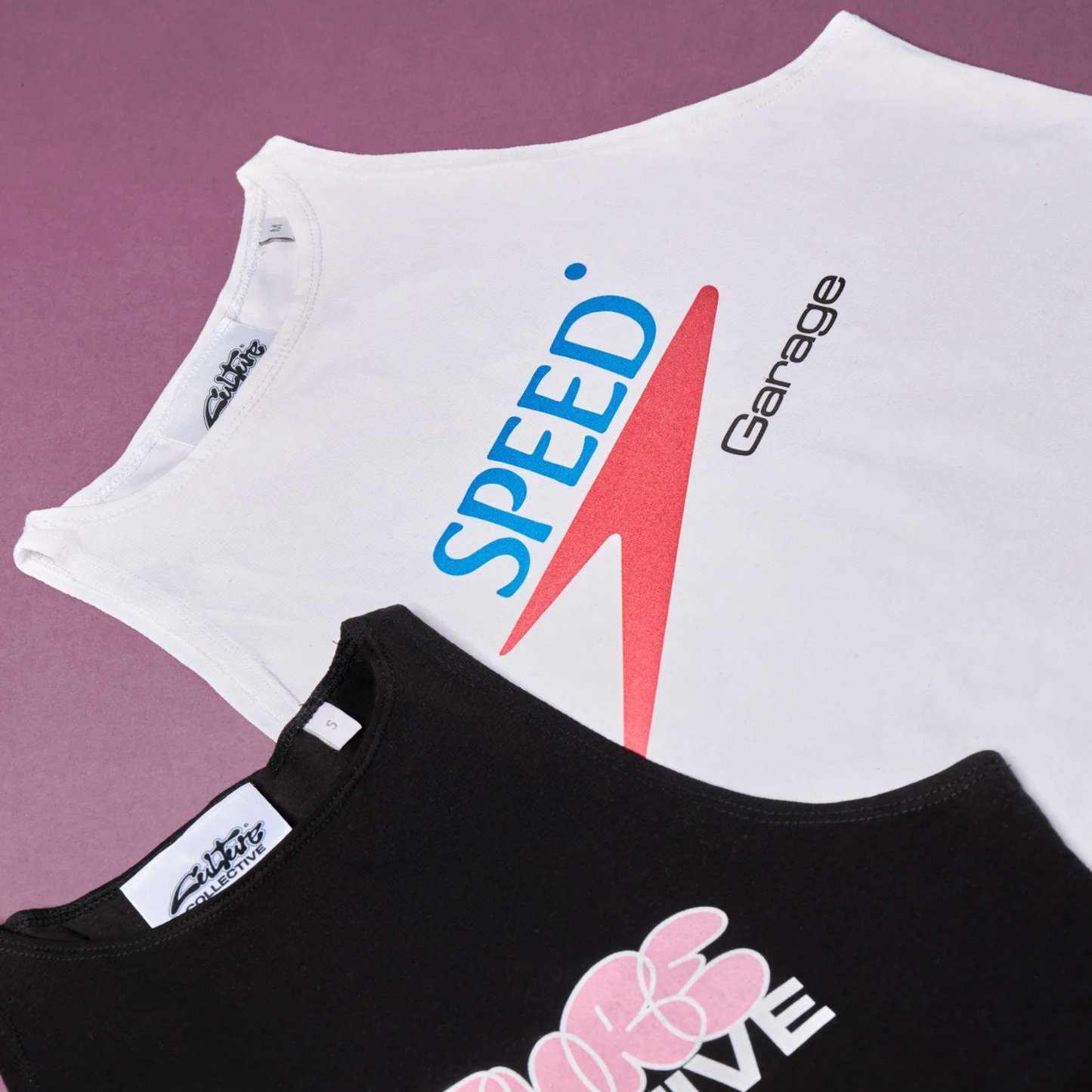 SPEED GARAGE CROP TOP WHITE