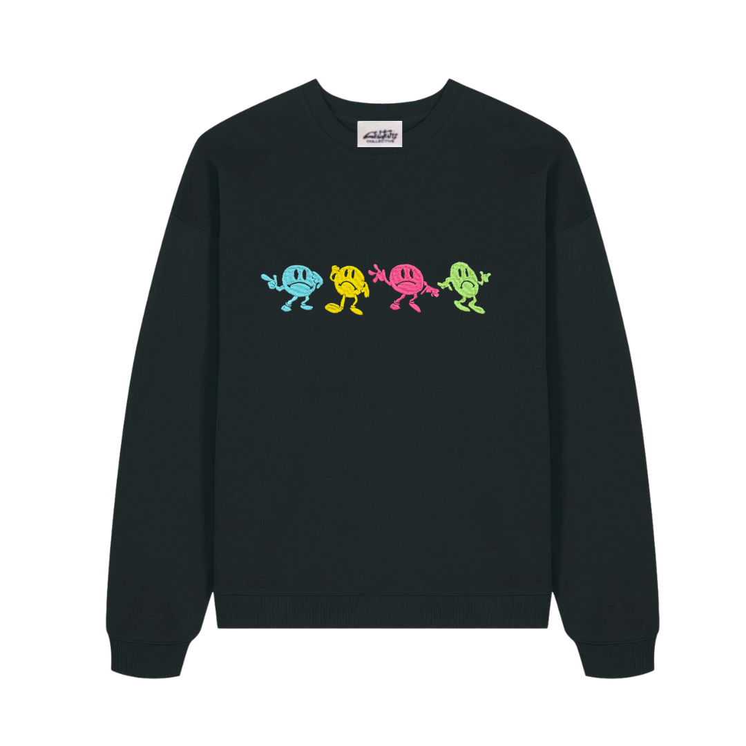 EMBROIDERED 4X4 WOBBLE MAN SWEATSHIRT