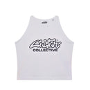 CULTURE COLLECTIVE OG MONO CROP TOP WHITE