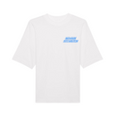 90s rave flyer tee blue