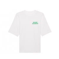 90s rave flyer tee in green