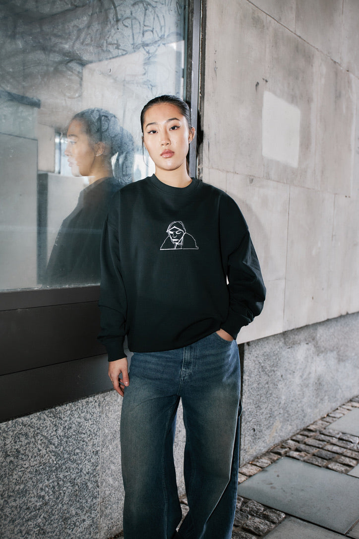 BURIAL UNTRUE SWEATSHIRT BLACK