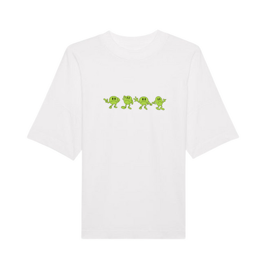 4X4 WOBBLE MAN TEE WHITE