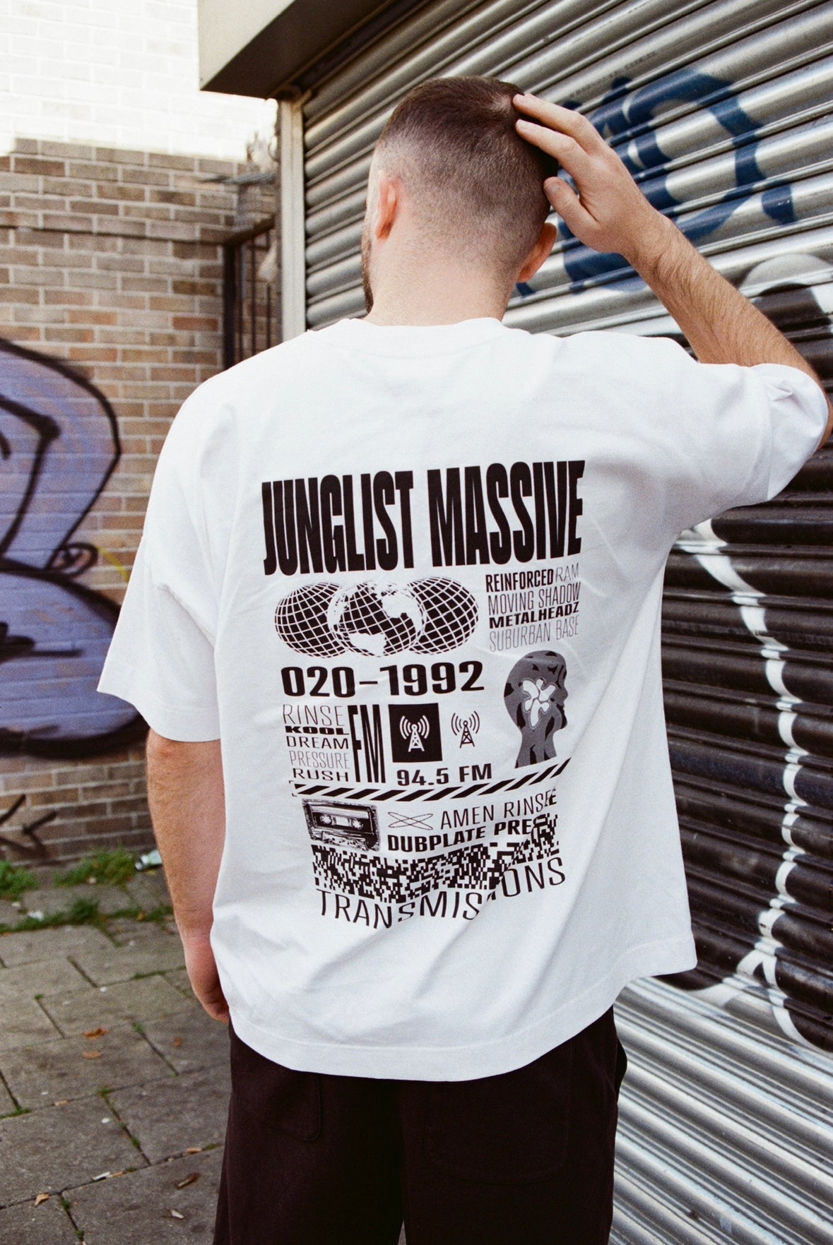 Amen break reference t-shirt white