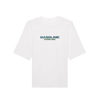 Bassline Forever design white tee