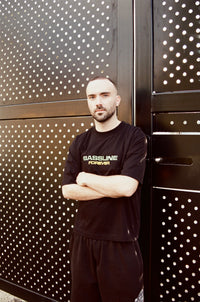 Bassline Forever tee with two-colour embroidery