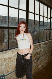 Bassline crop top womens