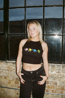 Bassline music sheffield crop top