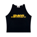 Black DnB Delivery crop top