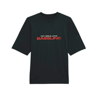 Black Hot Girls Love Bassline embroidered t-shirt
