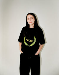 Black Niche nightclub design shirt