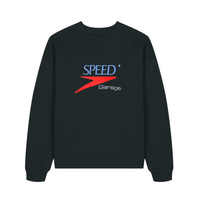 Black Speed Garage embroidered sweatshirt