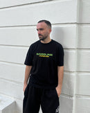 Black UKG and Bassline embroidered tee