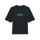 Black UKG floral embroidered t-shirt