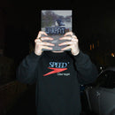 Black embroidered garage jumper