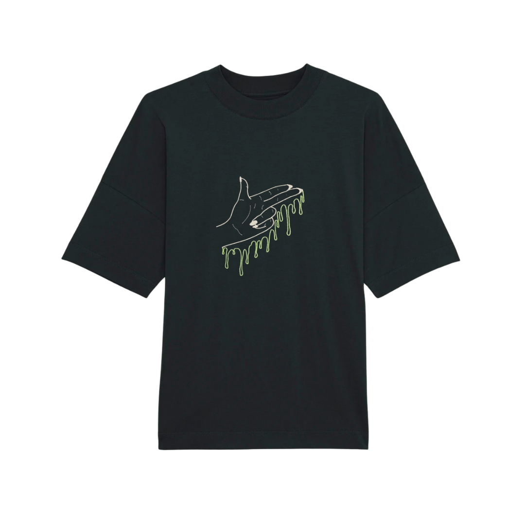 DRIPPY GUN FINGER TEE BLACK